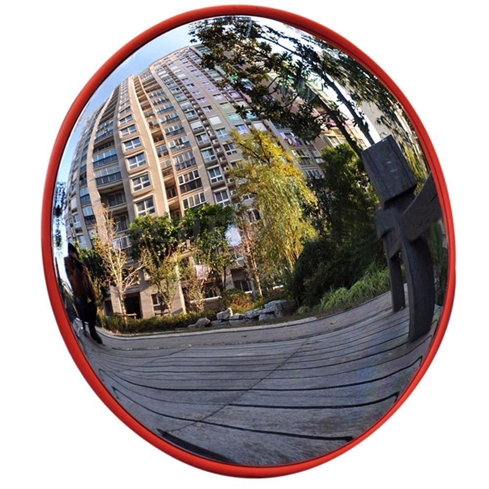 Ryme Fengshui Convex/Pakwa Mirror/Safety Mirror For Removal Of Outside Negative Energy 9 Inches